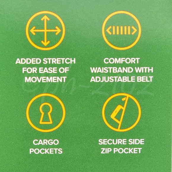 Orvis men cargo short with belt TAN 32 34 36 38 40 42 - Picture 3 of 10